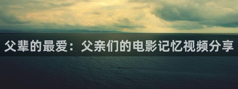 人人网影视大全：父辈的最爱：父亲们的电影记忆视频分享
